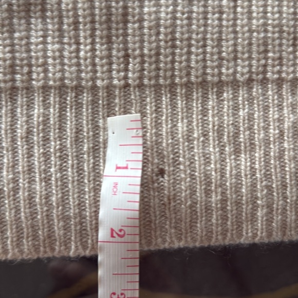 Jenni Kayne Cashmere Cardigan Sweater Size S Oatmeal - NEW with a flaw - Picture 11 of 12